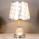 Table lamp Aleessia 1x60W E27 silver 21x21x33.5 cm Risalux