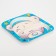 Baby plate, bamboo, blue, me to you