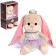 Soft toy "Bunny Lin", Princess in a dress with a crown ", 20 cm