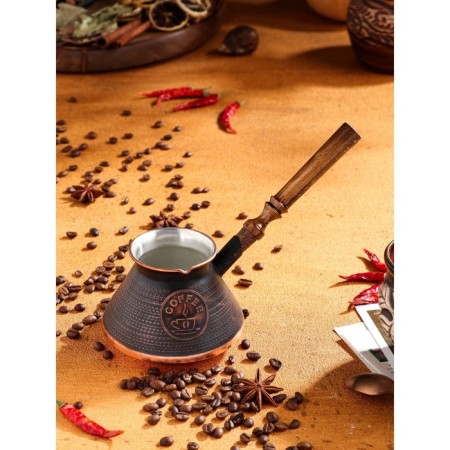 Turk for coffee "Armenian jezva", 500 ml, copper-4