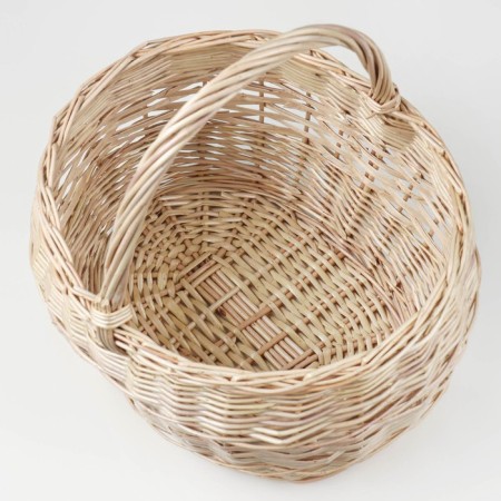 Mushroom basket, No. 2, 34 × 28 × 37 cm, 10 l, manual weaving, vine-3