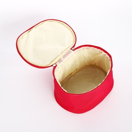 Lightning cosmetic bag, raspberry color-2