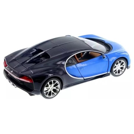 MASTO DIE-CAST BUGATTI Chiron, with a screwdriver, 1:24, Black-Tsvett blue-5