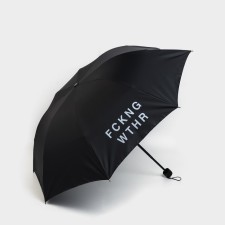 Mechanical female mechanical umbrella, 8 spokes, d = 95, black color