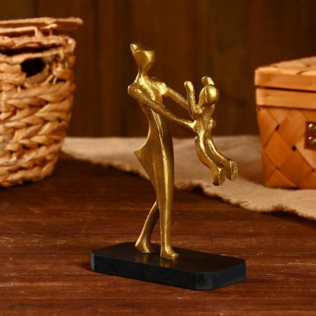 Souvenir "Mother's Joy" aluminum, tree 15.2x7.6x21.6 cm (brass coating)