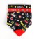 Bandana Bibsord/Snobyer for feeding waterproof with a teether, on the button, mix