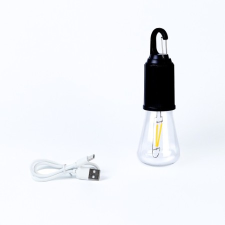 Camping battery flashlight, 100 lm, 400 mAh, 3 modes, with carbine-2