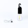 Camping battery flashlight, 100 lm, 400 mAh, 3 modes, with carbine