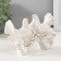Souvenir Ceramics "White pigeons on a flower tree" with gold, rhinestones
