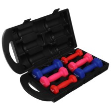 A set of neoprene dumbbells 6 kg: 0.5 kg-2 pcs., 1 kg-2 pcs., 1.5 kg-2 pcs