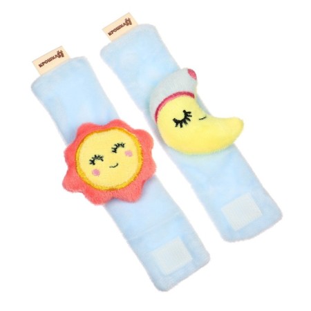 A rattle - a bracelet developing a "happy baby", a set of 2 pcs.-5
