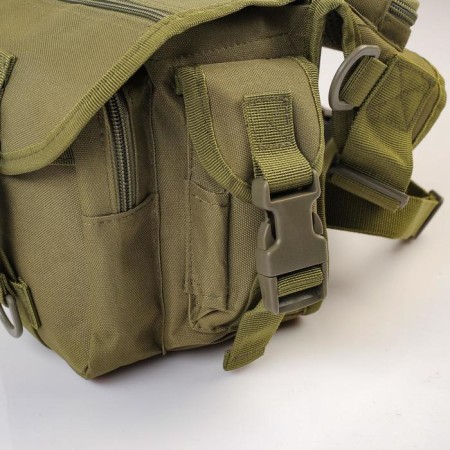 Leded bag "Adventure", camouflage, green-5