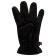Gloves fleece, black color, s-m size