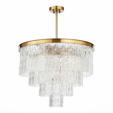 Ceiling Ceiling ST LUCE. SL1230.302.08. Stabia. 8x60 watts, E14, 60x60x75 cm, brass color