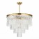 Ceiling Ceiling ST LUCE. SL1230.302.08. Stabia. 8x60 watts, E14, 60x60x75 cm, brass color