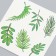 Tattoo on the body color "leaflets" 6x6 cm