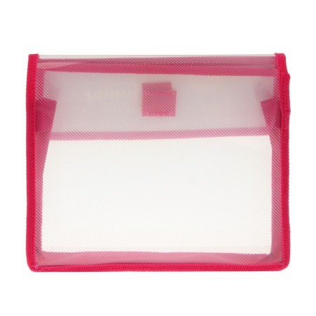 A5 notebook folder (230 x 190 x 50 mm), with Velcro valve, plastic/textiles, calligrata, "bulldog"-2