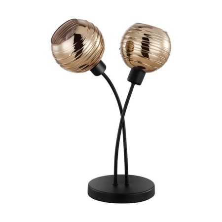 Creppo table lamp, 2x40W E27, black color