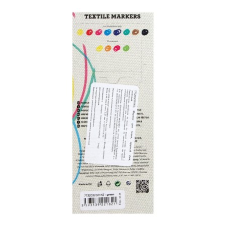 Markker for fabric 2.0 mm KOH-I-NOOR 3203/25, letter length 500 m, green-8