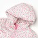 Jacket for girls, milk/paints, height 116-122 cm