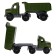 The machine “Bison” tractor, with a trailer, military