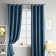 Set of curtains "Merlin", size 2x145x270 cm, blue color