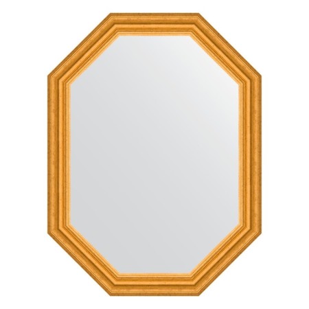 Mirror in the baguette frame, aged gold 67 mm, 62x82 cm