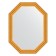 Mirror in the baguette frame, aged gold 67 mm, 62x82 cm