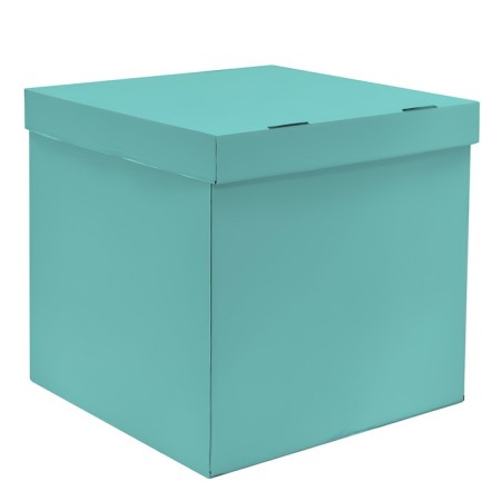 Box 60x60x60 cm, turquoise, with a lid, 1 pc.-2