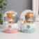Souvenir Polystone Water Ball Light "Festive Bear" mix 6x6x8.5 cm