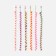 Hair decor, spiral 1 pc, 25 cm, color mix