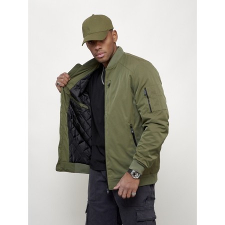 Male bomber, size 56, khaki color-4
