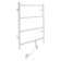 Electric towel Zein PE-04, "Classic", 400x600 mm, 4 crossbars, white