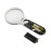 Lupa for reading with two lenses 6902, 3x, d = 75 mm, 20x, d = 22 mm, LED backlight