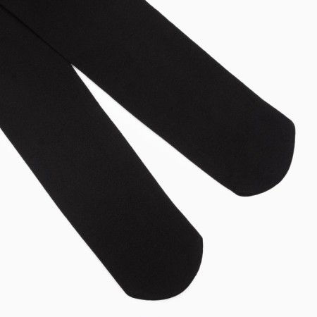 Female tights, from microfibers with thermal effect, black color, size 3-5