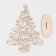 Souvenir tree "Happy New Year" 20x27.5 cm (set 2 parts)