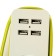 UNIEL extension cord, 1 outlet, 1.5 m, without salary, 4 usb (2.1 a)