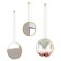 A set of round mirrors Dima, brass, 3 pcs.