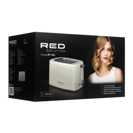 Toster Red Solution RT-411, 700 W, 7 frying modes, 2 toasts, beige-6