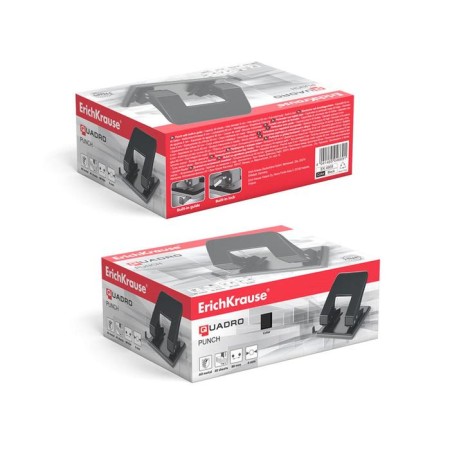 Punch to 40 sheets Erichkrause Quadro, black-3