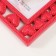 Photo frame plastic 10x15 cm "Certificates" red 22.5x17 cm