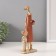Polystone souvenir "Mom with a son with a basket of flowers" Red-borded 5x9.8x24 cm
