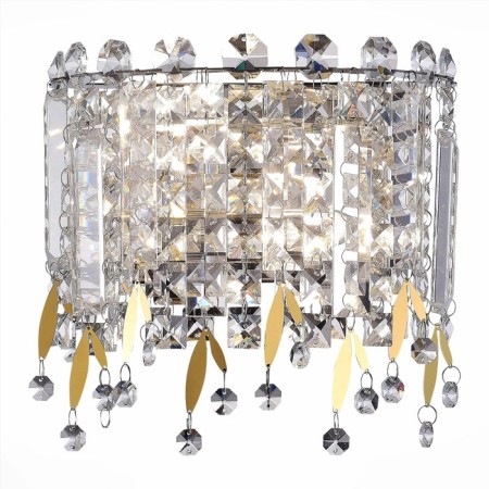 Sconces st. SL1655.201.02. Desio. 2x40 watts, E14, 22.5x21.7 cm, golden color