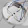 Luer "Luis" 2XE27 40W chrome 50x17x24cm