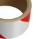Signal tape, adhesive "Unibob" reflective, red -white, width - 48 mm, 5 m