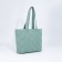 Zipper bag with zipper, green color