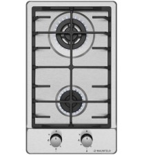 Варочная поверхность MAUNFELD EGHS.32.63CS/G, газовая, 2 конфорки, серебристая