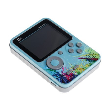 GARRACTION GOLD G5, with a gamepad, AV cable, 8 bits, 800 games, blue-3