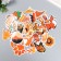 Set of stickers "Orange Supers" 50 pcs 3-8.5 cm