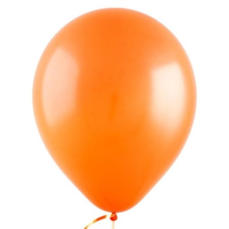 Latex ball 12 ", pastel, set 100 pcs., Orange color-1